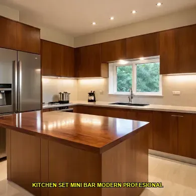 kitchen set mini bar modern profesional